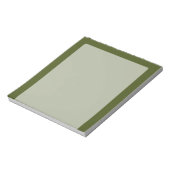 Bloc-note Décor vert Olive Customiser facilement (Tourné)