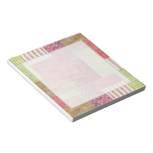 Bloc-note Découpe en Patchwork (Incliné)