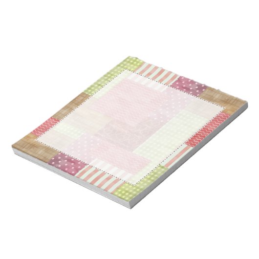 Bloc-note Découpe en Patchwork (Tourné)