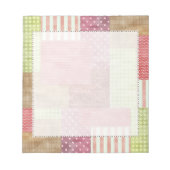 Bloc-note Découpe en Patchwork (Devant)