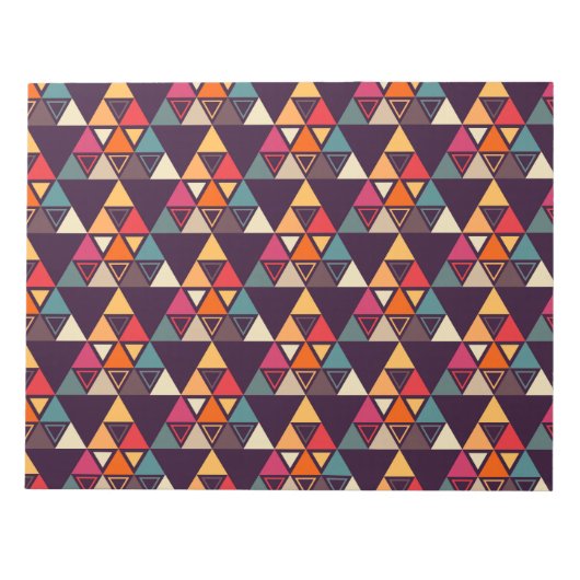 Bloc-note Découpes Triangle Modernes (Devant)