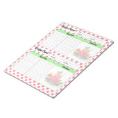 Bloc-note Découvrez notre adorable pastèque d'arrosage à la  (Incliné)