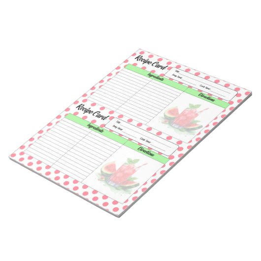 Bloc-note Découvrez notre adorable pastèque d'arrosage à la (Incliné)