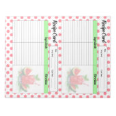 Bloc-note Découvrez notre adorable pastèque d'arrosage à la  (Devant)