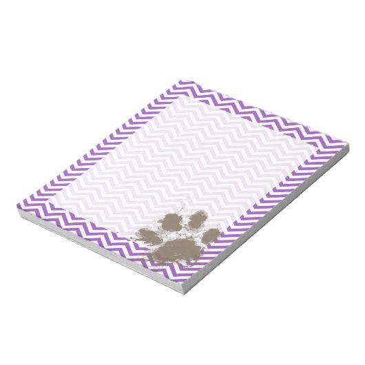 Bloc-note Deep Lilac Chevron (Tourné)