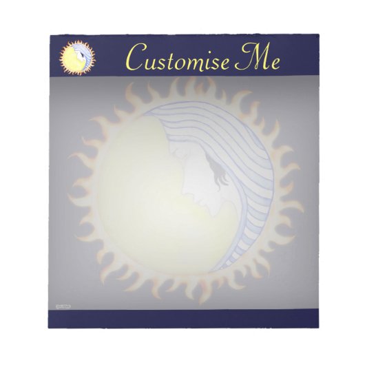 Bloc-note Déesse de la lune (Devant)