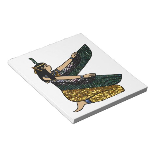 Bloc-note déesse égyptienne (Incliné)