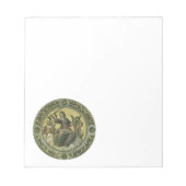 Bloc-note Déesse romaine Justice avec les anges par Raphael (Devant)