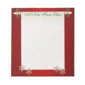 Bloc-note Défilement de Noël (Devant)