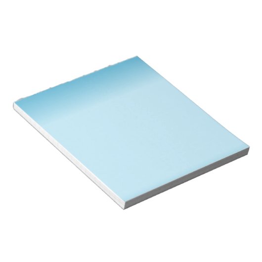 Bloc-note Dégradé bleu clair (Incliné)