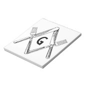 Bloc-note Degré de couteau et de fourchette (Tourné)
