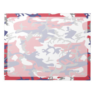 Bloc-note Déguisement, Bleu Blanc Rouge Gris, Militaire, Arm