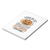 Bloc-note Déguisement Halloween Épouvantable Citrouille Vect (Tourné)