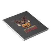 Bloc-note Déguisement Halloween Monstre Citrouille Gothique (Incliné)
