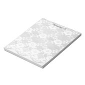 Bloc-note Dentelle blanche (Tourné)