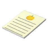 Bloc-note Dentille souriante Jack-O-Lantern (Tourné)