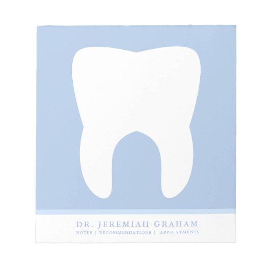 Bloc-note Dentist Office Personnel | Professionnel (Devant)