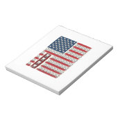 Bloc-note Dentiste Patriotique Dent Drapeau (Tourné)