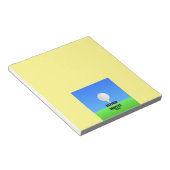 Bloc-note Dentiste retraité - Bal de golf à Tee (Incliné)