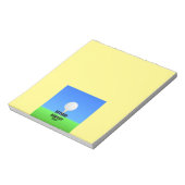 Bloc-note Dentiste retraité - Bal de golf à Tee (Tourné)