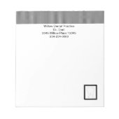 Bloc-note Dentistes - Cartes de bureau dentaires (Devant)