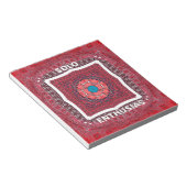 Bloc-note Dernière création artisanale d'Indus en Sindhi : l (Incliné)