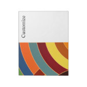Bloc-note Des chevrons design et sophistiqués (Tourné)
