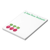 Bloc-note Des radis mignons chantant des légumes de dessin a (Tourné)