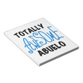 Bloc-note Des tee-shirts et des cadeaux Abuelo absolument gé (Incliné)