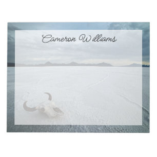 Bloc-note Deserts Bonneville Salt Flats Utah