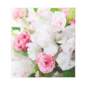 Bloc-note Design d'aquarelle florale (Devant)