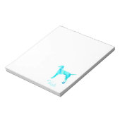 Bloc-note Design d'aquarelle Vizsla (Tourné)