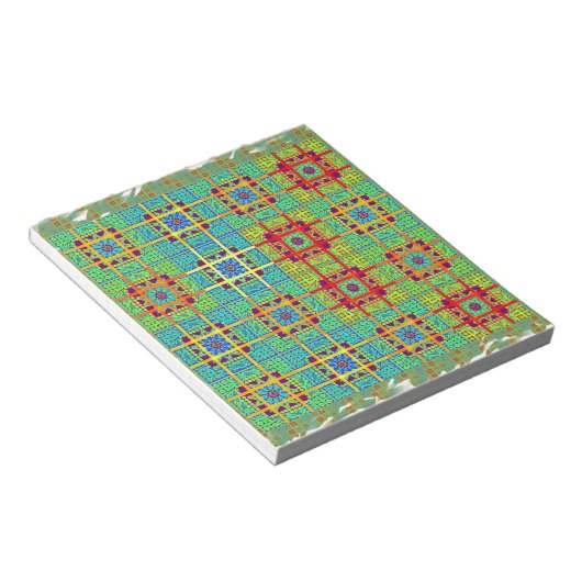 Bloc-note Design d'art ethnique motif d'Afrique du Sud (Incliné)