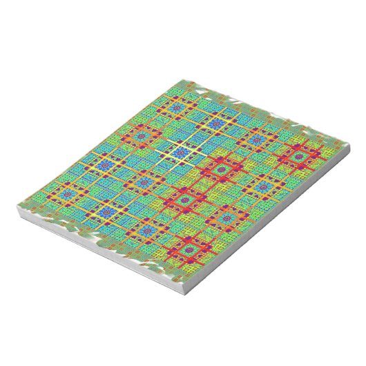 Bloc-note Design d'art ethnique motif d'Afrique du Sud (Tourné)