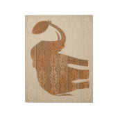 Bloc-note Design d'art tribal des éléphants (Tourné)
