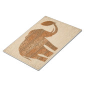 Bloc-note Design d'art tribal des éléphants (Incliné)