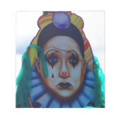 Bloc-note Design de clown carnavalesque (Devant)