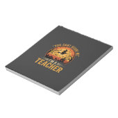 Bloc-note Design de professeur de sorcière de chat d'Hallowe (Tourné)