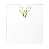 Bloc-note Design de tennis (Devant)