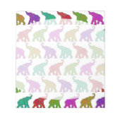 Bloc-note Design de tuiles motifs Elephant Walk (Devant)