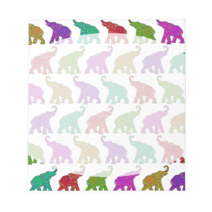 Bloc-note Design de tuiles motifs Elephant Walk