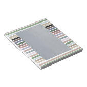 Bloc-note Design élégant à rayures (Incliné)
