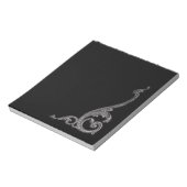 Bloc-note Design élégant Goth Swirl (Tourné)