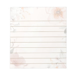 Bloc-note Design floral