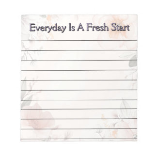 Bloc-note Design floral