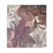 Bloc-note Design floral Brown Abstrait 1 (Devant)