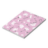 Bloc-note Design Floral Rose - Art Fleur Élégant (Tourné)