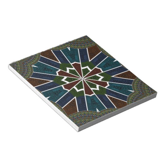 Bloc-note Design inspiré de Sari avec détails complexes (Incliné)