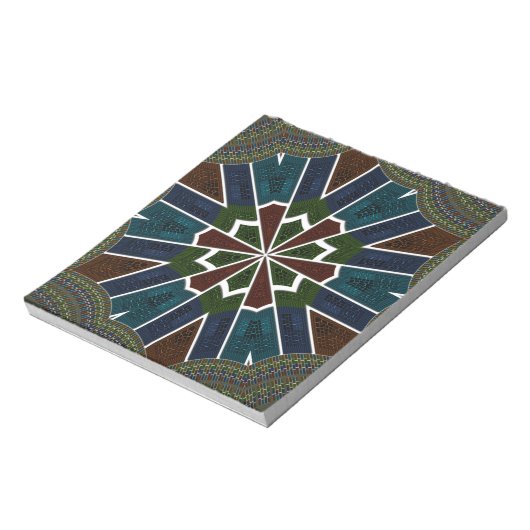 Bloc-note Design inspiré de Sari avec détails complexes (Tourné)