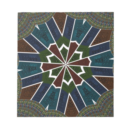 Bloc-note Design inspiré de Sari avec détails complexes (Devant)